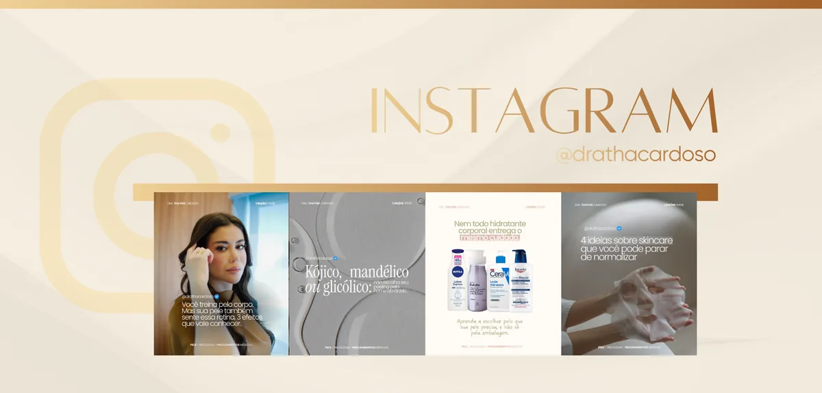 Siga a Dra. Thayná Cardoso no Instagram @drathacardoso